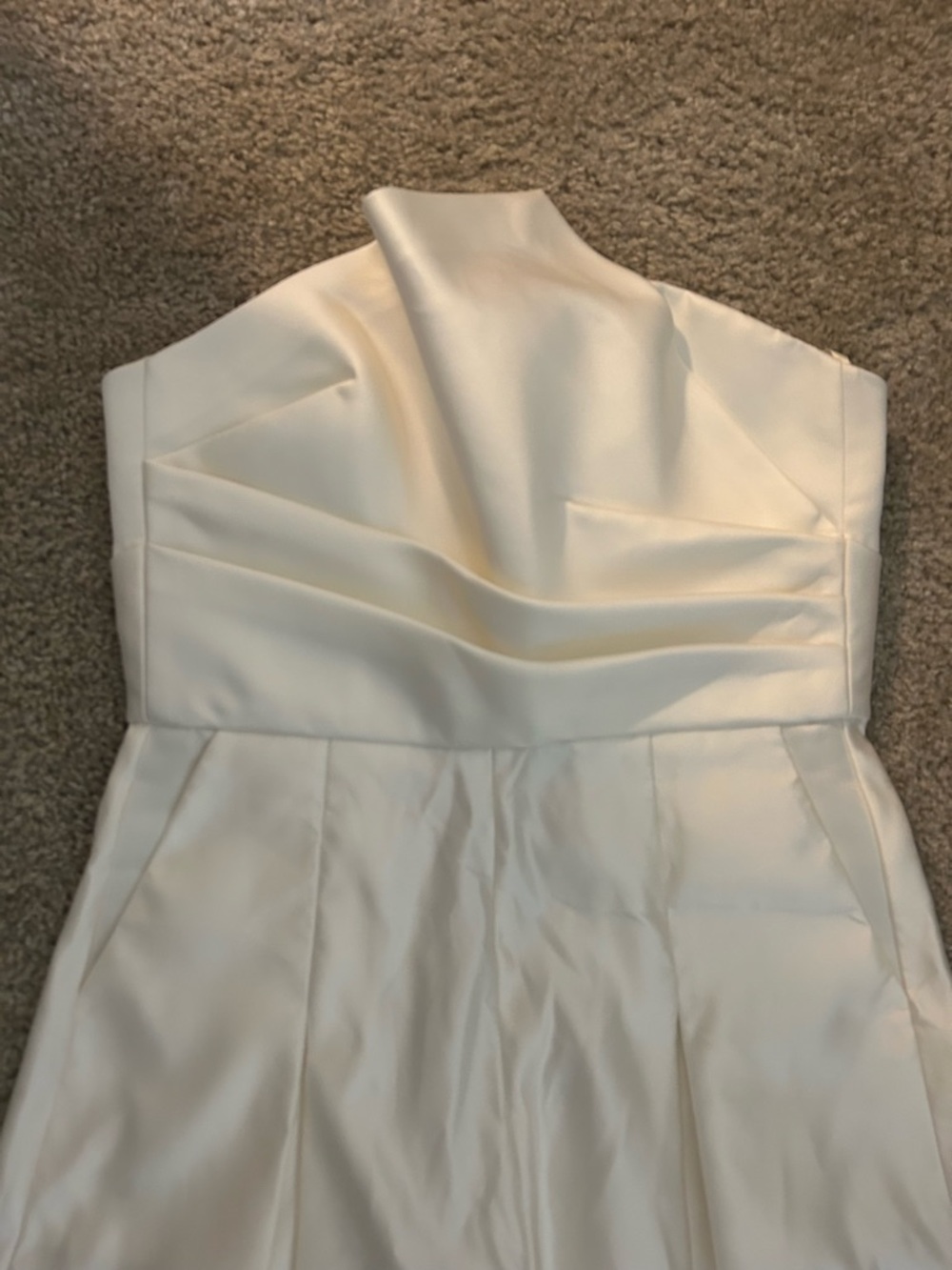 Amsale Bridal Satin Jumpsuit